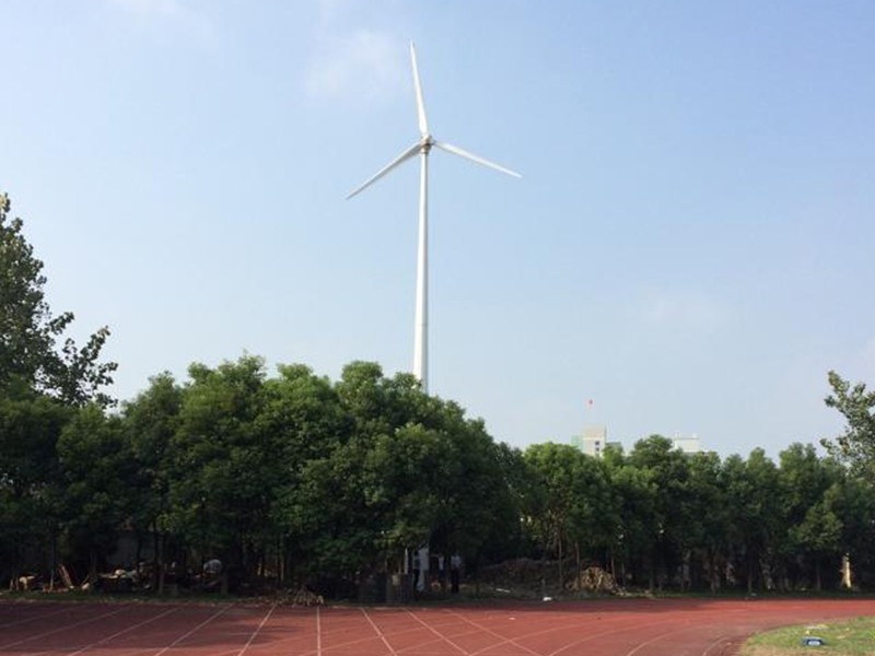 上海農(nóng)林學(xué)院10kw風(fēng)力發(fā)電機(jī)案例